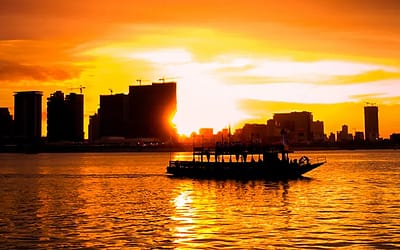 The Killing Fields & Enjoy sunset on Mekong River